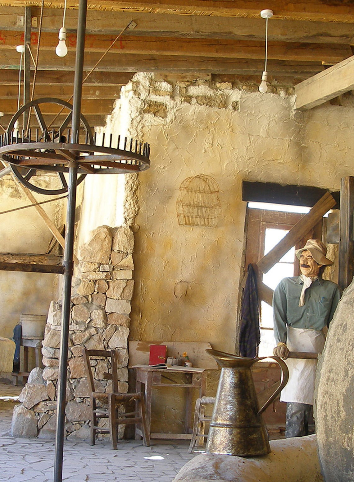 Oleastro Olive Park Mill Museum in Anogyra Village